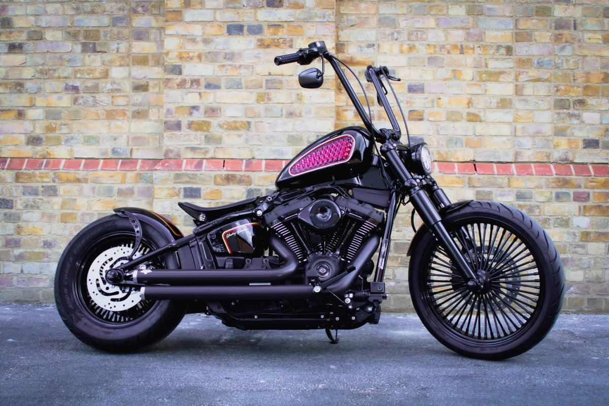 Volledig aangepaste Street Bob